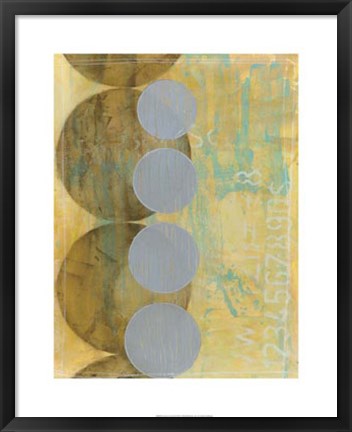 Framed Circles in Circles II Print