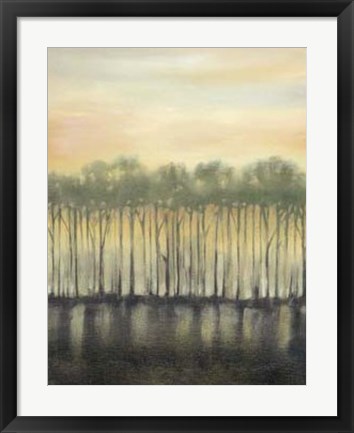 Framed Dusk in Spring Print