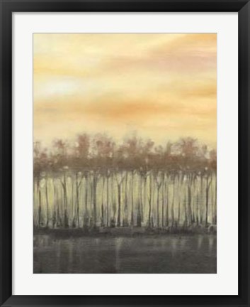 Framed Dusk in Autumn Print