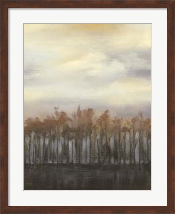 Framed Dusk in Winter Print