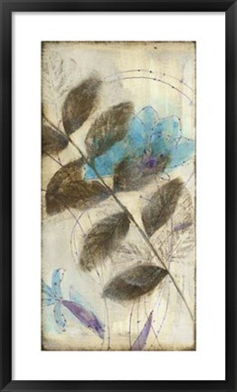 Framed Constellation Flowers III Print