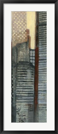 Framed Urban Landscape III Print