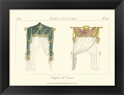 Framed Antique Drapery III Print