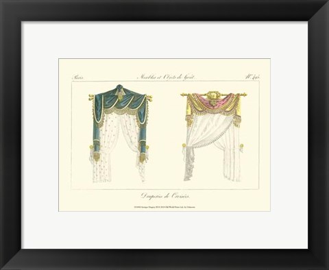 Framed Antique Drapery III Print