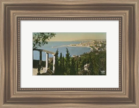 Framed Cote d&#39;Azur II Print