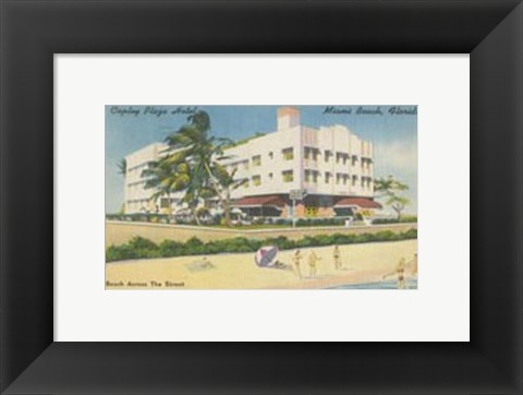 Framed Miami Beach IV Print