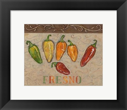 Framed Fresno Print