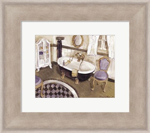 Framed Lavender Retreat I Print