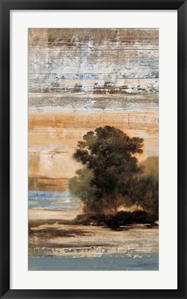 Framed Green Trees II Print