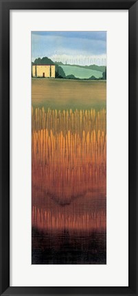 Framed Tuscan Fields I Print