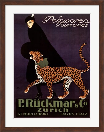 Framed P Ruckmar C, 1910 Print