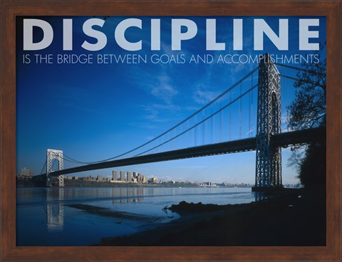 Framed Discipline Print