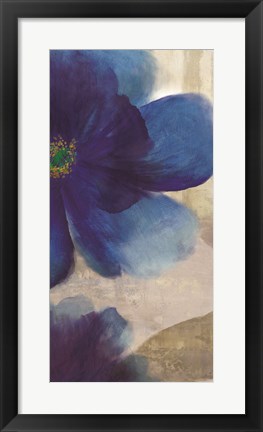 Framed Shades of Indigo II Print