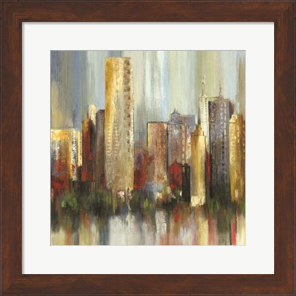 Framed Metropolis I Print