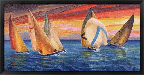 Framed Regata Print