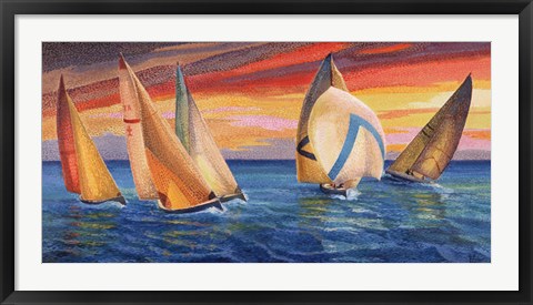 Framed Regata Print