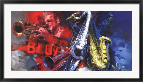 Framed Uptown Blues Print