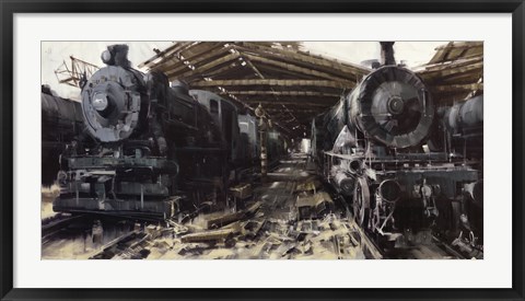 Framed Roundhouse Print