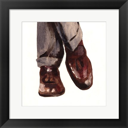 Framed Businessman Print