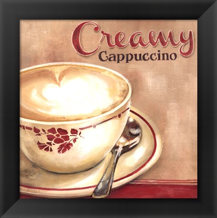 Framed Creamy Cappuccino Print