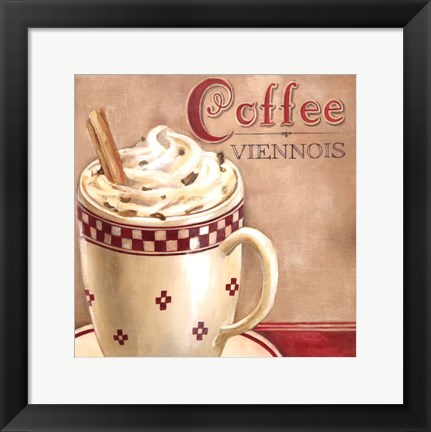 Framed Coffee Viennois Print