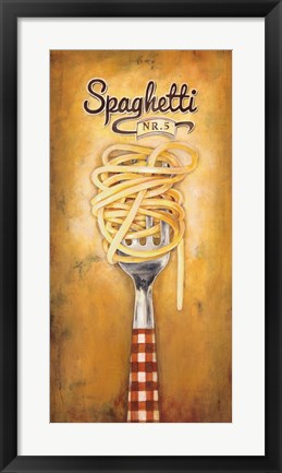 Framed Spaghetti Print