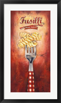 Framed Fusilli Print