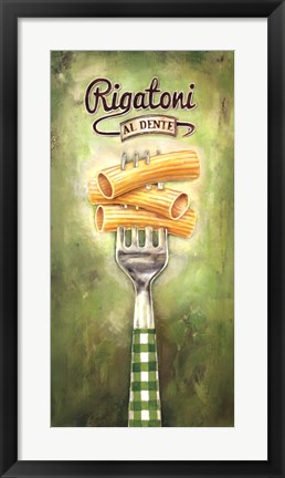 Framed Rigatoni Print