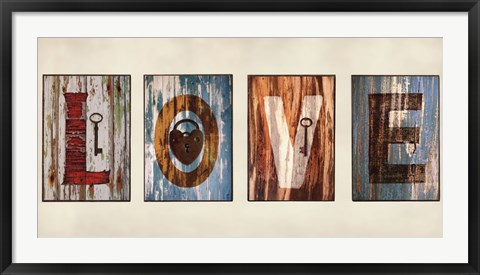 Framed LOVE Print