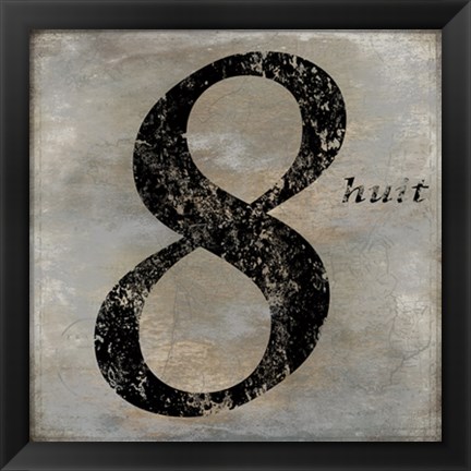 Framed huit Print