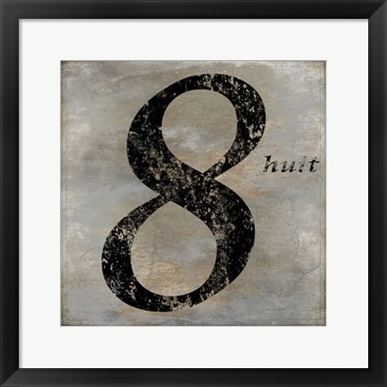 Framed huit Print