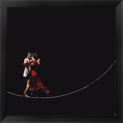 Framed Lungo un Tango (particolare) Print