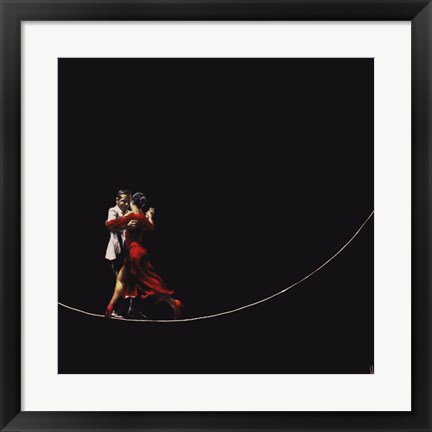 Framed Lungo un Tango (particolare) Print