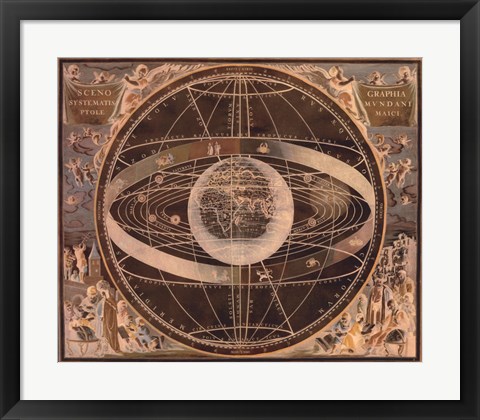 Framed Celestial II Print