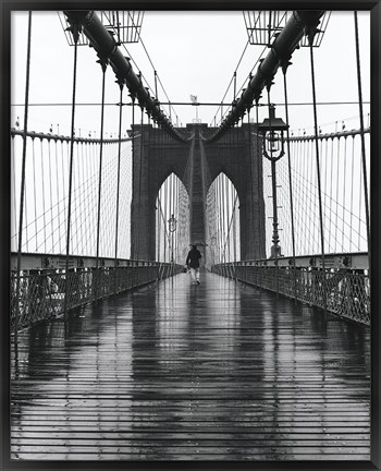 Framed Brooklyn Bridge Print