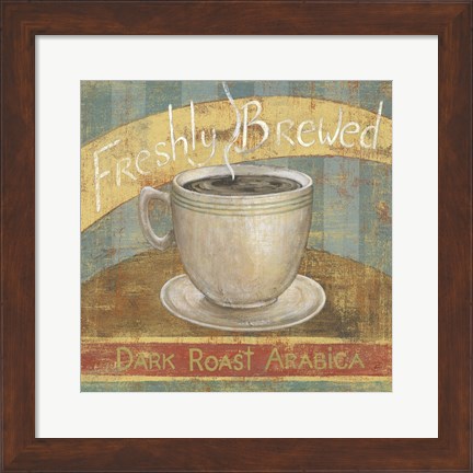 Framed Fresh Brew I Print