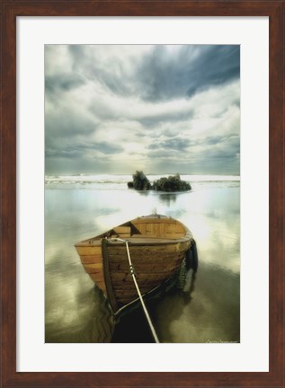 Framed Old Boat Print