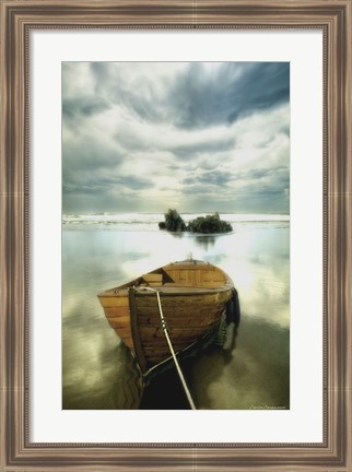 Framed Old Boat Print