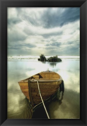 Framed Old Boat Print