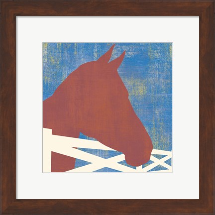 Framed Horse Print