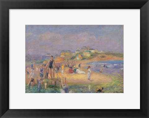 Framed Good Harbor Beach, 1919 Print