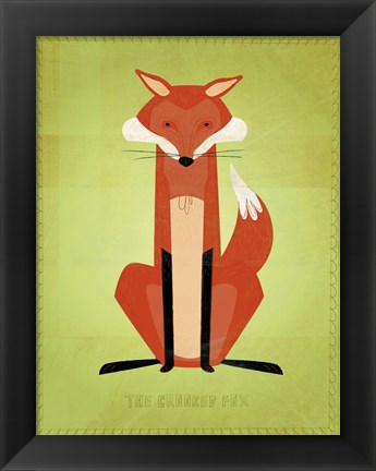 Framed Crooked Fox Print