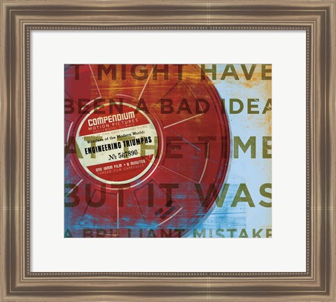 Framed Brilliant Mistake Print