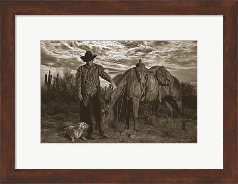 Framed Compadres Print