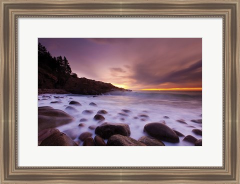 Framed Dawn Monument Cove Print