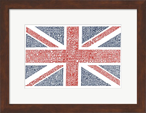 Framed Union Jack Print