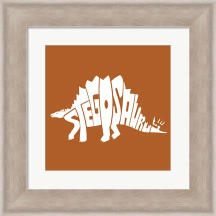 Framed Stegosaurus Print