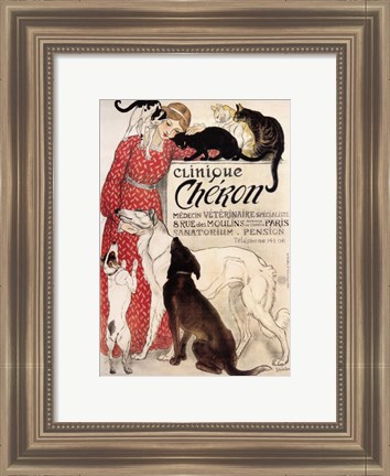 Framed Clinique Cheron Print