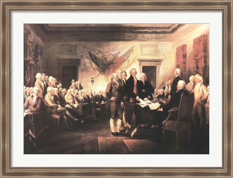 Framed Declaration of Independence Print