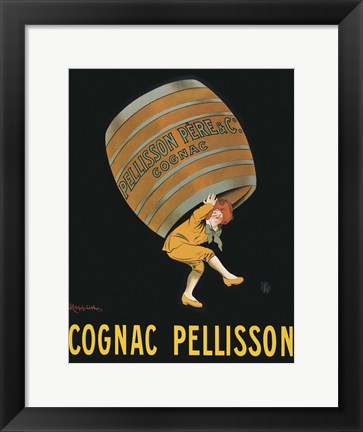 Framed Cognac Pellisson Print